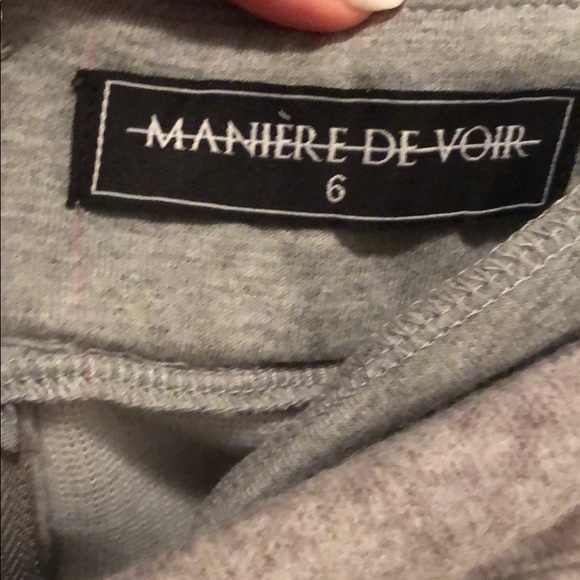 High waisted midi length soft velvet like skirt - Picture 4 of 4